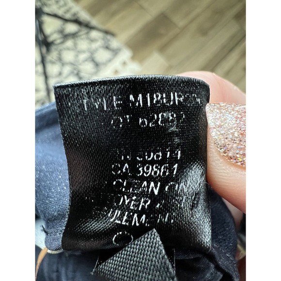 Tahari Pants Womens 12 Blue Boot Cut Mid Rise Flat Front Dress Career Slacks - Picture 8 of 16